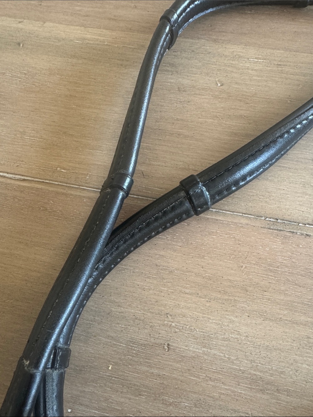 Thinline padded black reins - Picture 3 of 5